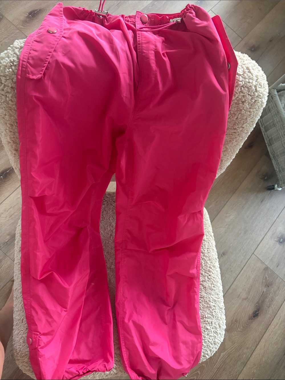 STAUD Bright Pink Kids Snow Pants